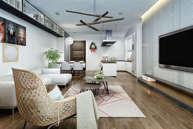 Bán cc osaka complex hoàng liệt. dt 76.5m2, 3pn, 2wc ban công và logia. full nội thất. sđcc