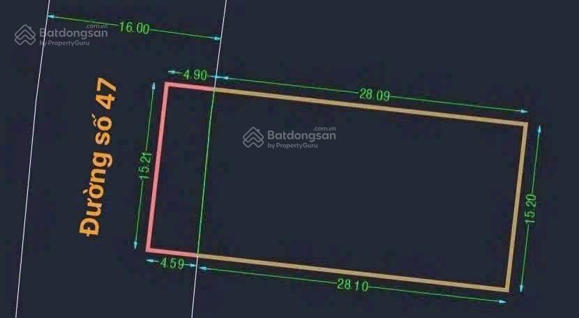 Rẻ quá! chỉ 209 triệu/m nhà mặt tiền (15x33) quốc hương nối dài phù hợp làm dự án tòa nhà căn hộ