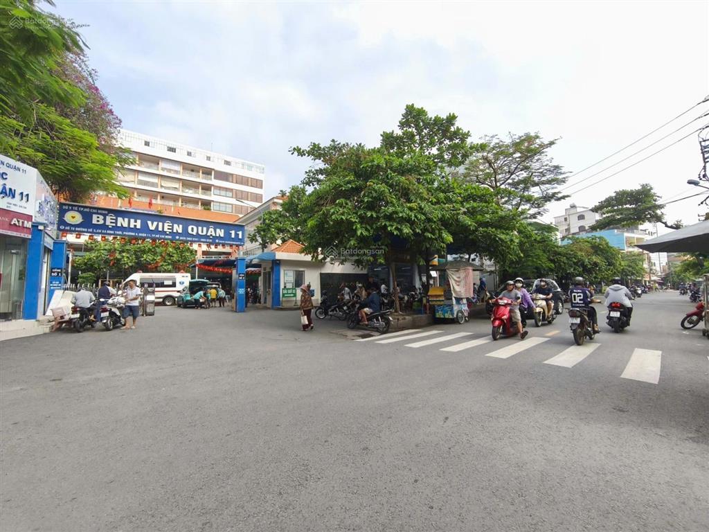 Mặt tiền cư xá bình thới quận 11  4x19m, 4 tầng  ngay công viên lãnh bình thăng