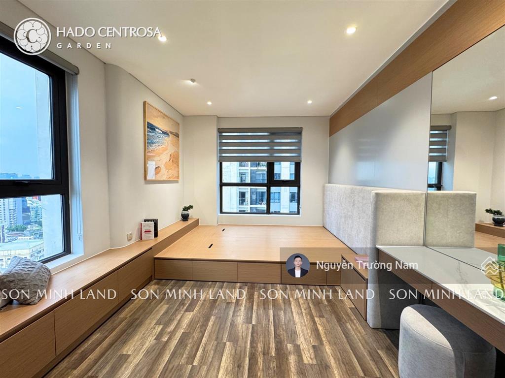 Trục căn hiếm  căn góc 2pn + 90,6m2 view quận 1 đã có sổ hồng nội thất mới 100% tầng trung