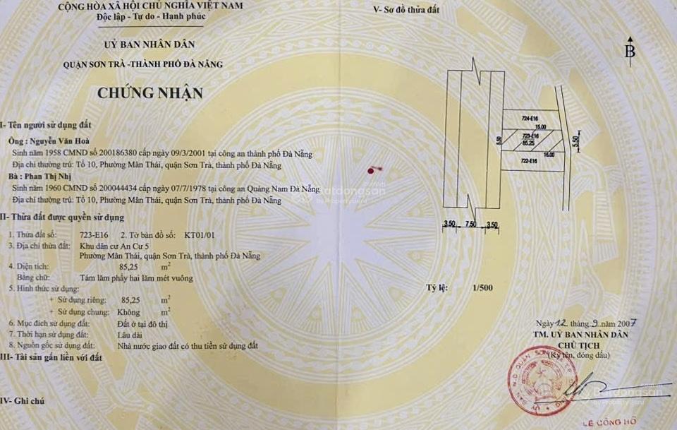 Đất 2 mt phạm vấn  tân phú 1, vị trí đẹp xây khách sạn  giá tốt