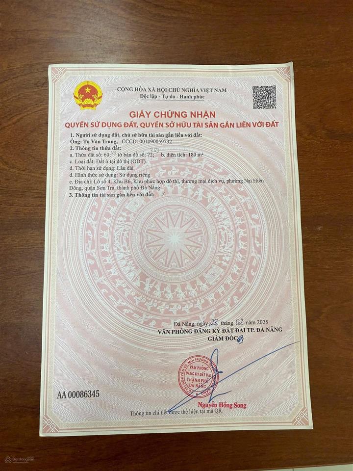 Đất đường trần sâm  vị trí đẹp  giá tốt