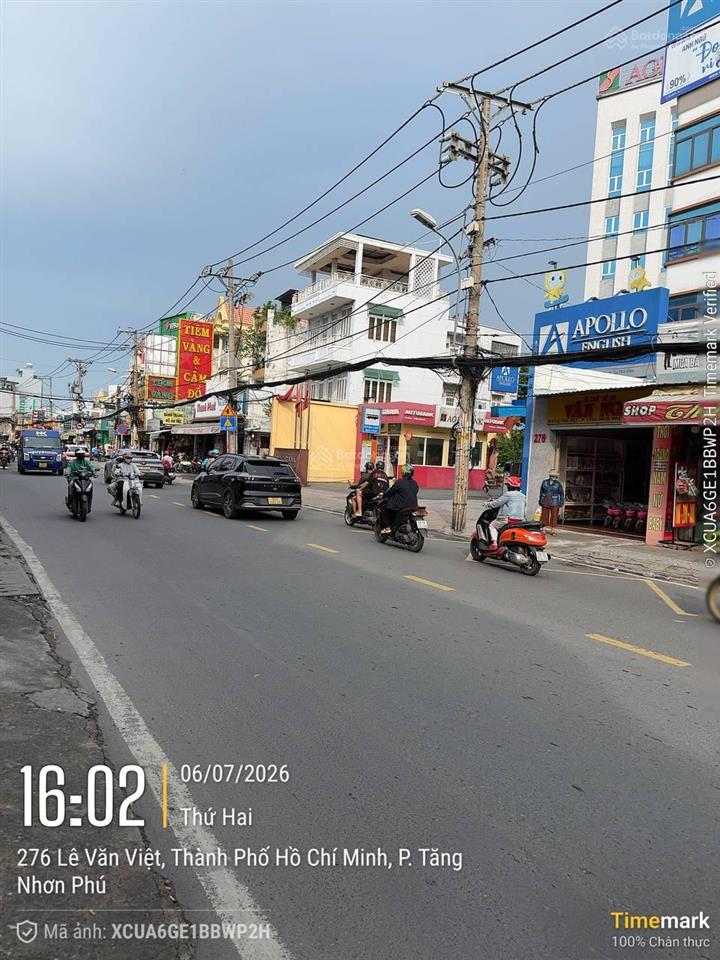 Mặt tiền lê văn việt xây văn phòng quá đẹp