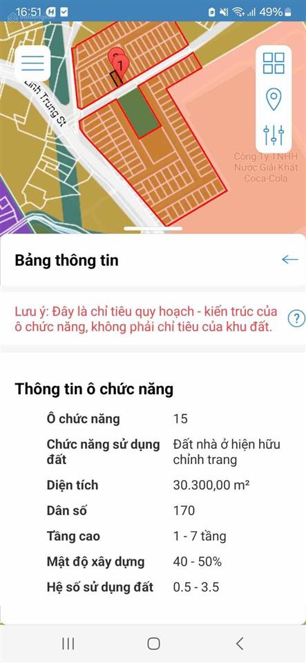 15 tỷ  lô biệt thự 172 m2  khu biệt thự linh trung(sau lưng cocacola)