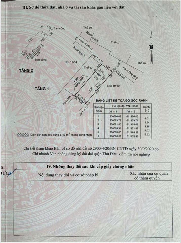 Bán đất  đường số 8, 4,4 tỷ, 51 m2, sổ riêng, hẻm vào 3m