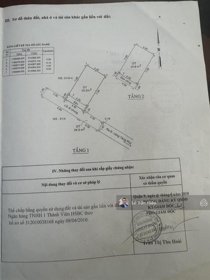 3,5 tỷ  nhà 2 tầng,2pn ngay lê văn việt, q9