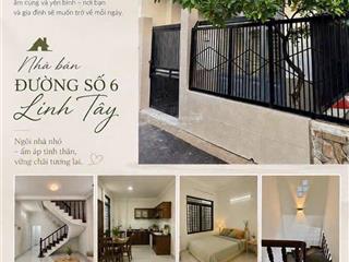 4,5 tỷ tl  nhà 2 tầng, đẹp, mới  linh tây thủ đức