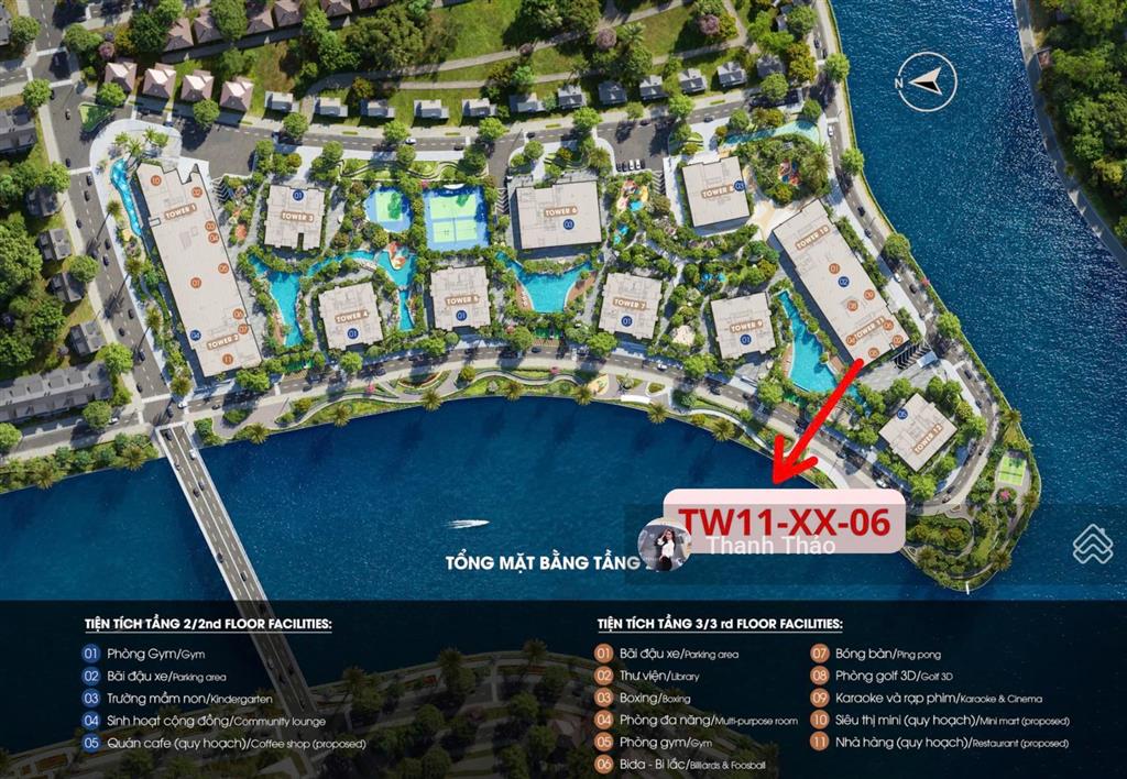 Bán gấp 3pn the privé dt 98.5m2 giá 11.685tỷ có thuế vat và pbt tầng cao view đẹp  có metro đi qua