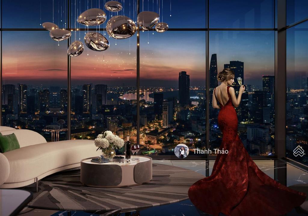 Bán căn hộ the prive giá 10 tỷ diện tích 80,6m2 tầng cao  view 3 mặt sông  tt chỉ 6,8% ký hđmb