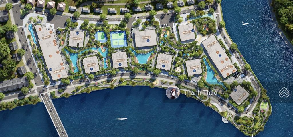 Vị trí vàng the prive  căn góc dt 88,7m2 view nội khu và view sông tầng tầm trung chỉ 11 tỷ