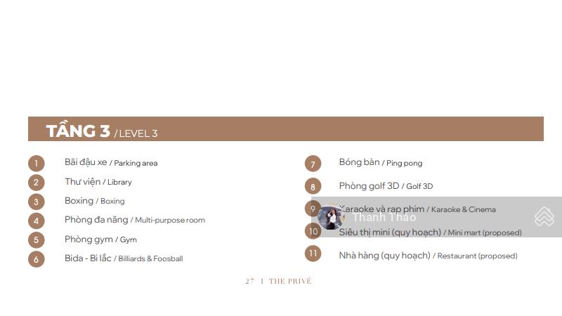 Vị trí vàng the prive  căn góc dt 88,7m2 view nội khu và view sông tầng tầm trung chỉ 11 tỷ