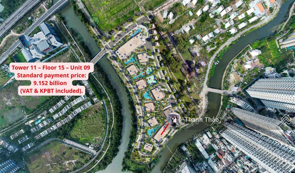 Chỉ 9 tỷ sở hữu privé căn hộ hạng sang đầu tư giá rẻ nhất tháp 11  view sông  ân hạn 30 tháng