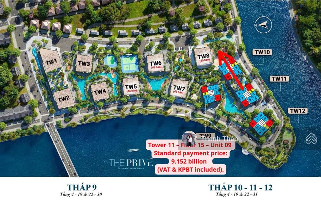 Bán gấp 2pn 72m2 tháp 11 hướng đông tầng 15 giá 8.6 tỷ gồm vat và phí bảo trì view sông giá cạnh tranh
