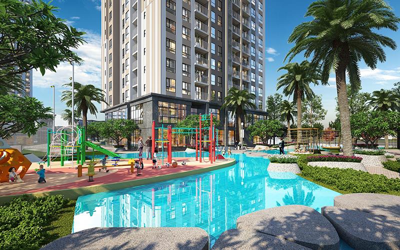 Còn hiếm có 1 căn sân vườn 7.4m2 nhà 96m2 giá 10.3 tỷ gồm thuế vat và phí bảo trì view hồ bơi