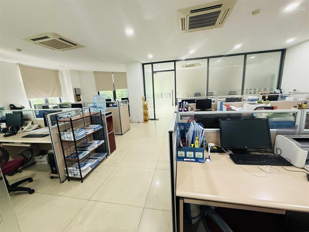 Kịch độc! toà vp mặt phố thọ tháp, 208m2 *7 tầng, mt 15m, lô góc, kd bất chấp, dòng tiền 1,8 tỷ/năm