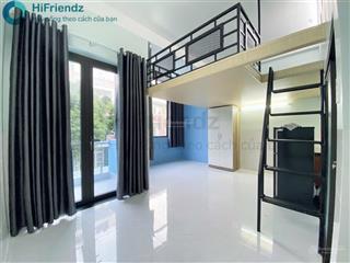 Phòng có gác + ban công rộng rãi, thoáng mát, ở là thích
