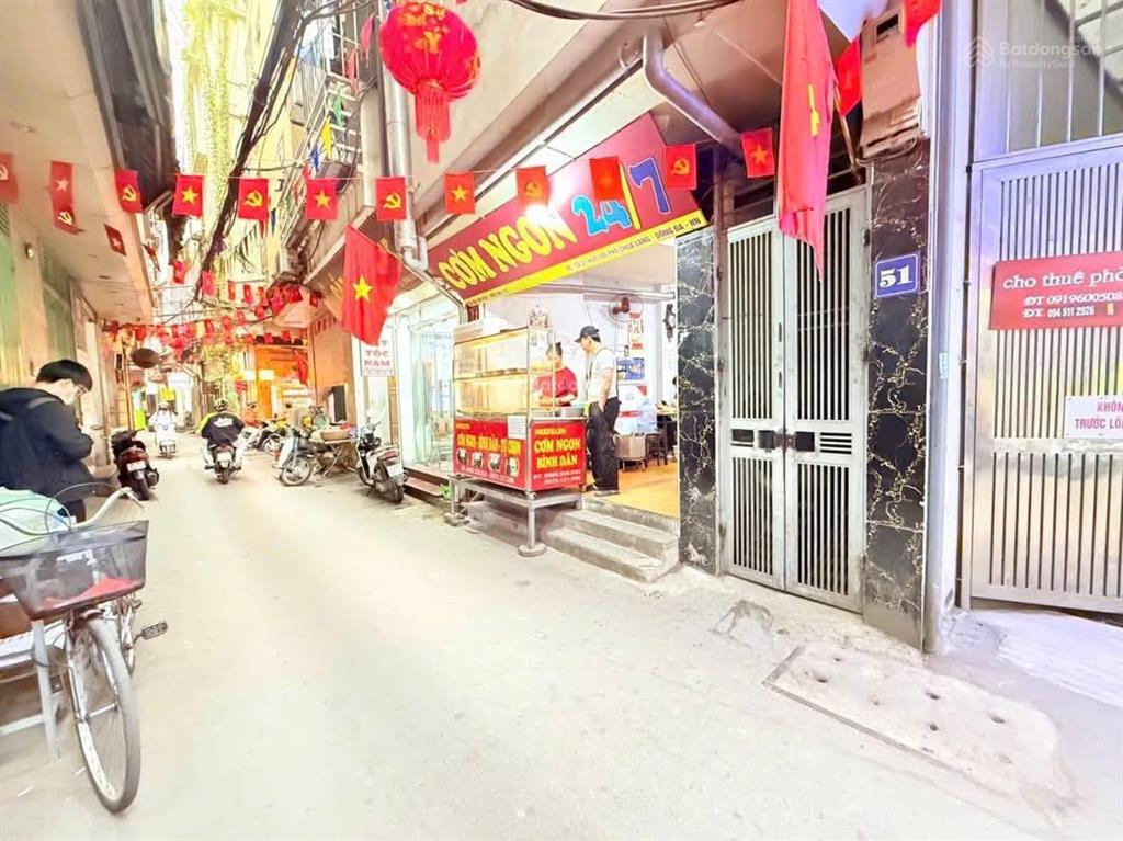 Bán nhà ngõ 136 phố chùa láng đống đa lô góc, ngõ thông kinh doanh 45m2 5tầng, giá 12,5tỷ sổ đỏ chủ