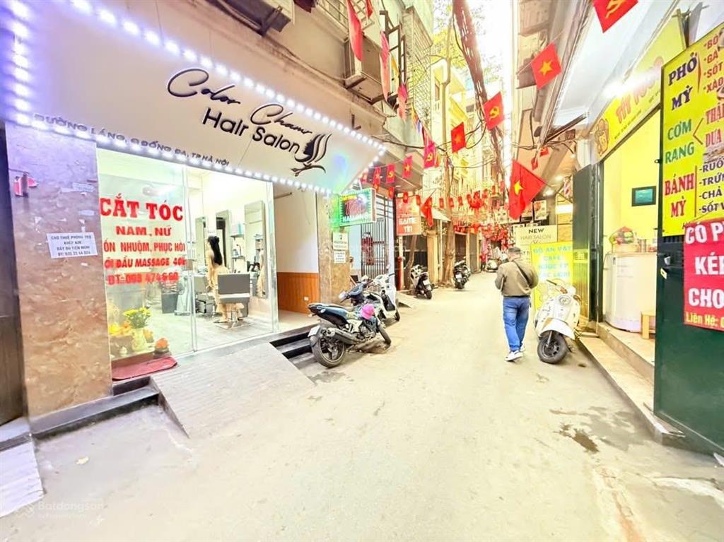 Bán nhà ngõ 136 phố chùa láng đống đa lô góc, ngõ thông kinh doanh 45m2 5tầng, giá 12,5tỷ sổ đỏ chủ