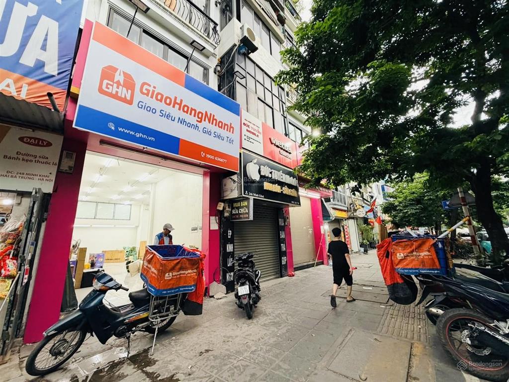 Bán nhà mặt phố minh khaihai bà trưnggiá đầu tư103m23 tầngmt 4msổ đỏkinh doanh sầm uất40 tỷ