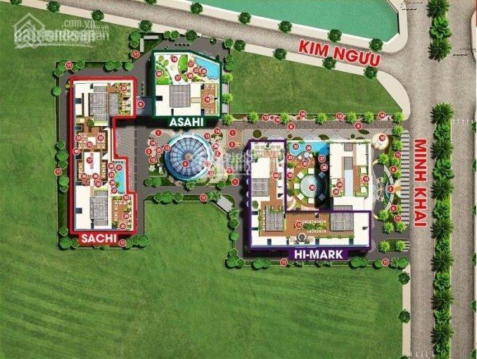 Sẵn slot ô tô dưới hầm! căn 2n hinode city minh khai 77m2  ký trực tiếp cđt  sổ hồng trao tay