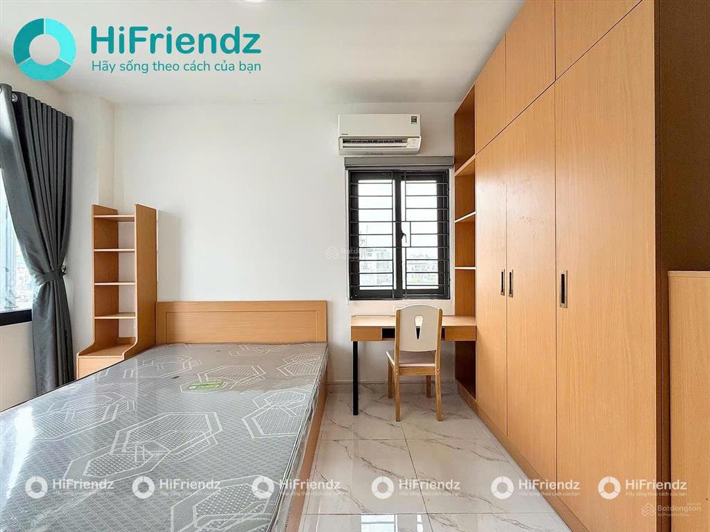 Cho thuê căn hộ dịch vụ cao cấp mới 100%  dạng studio ban công, cửa sổ  full nt  máy giặt riêng
