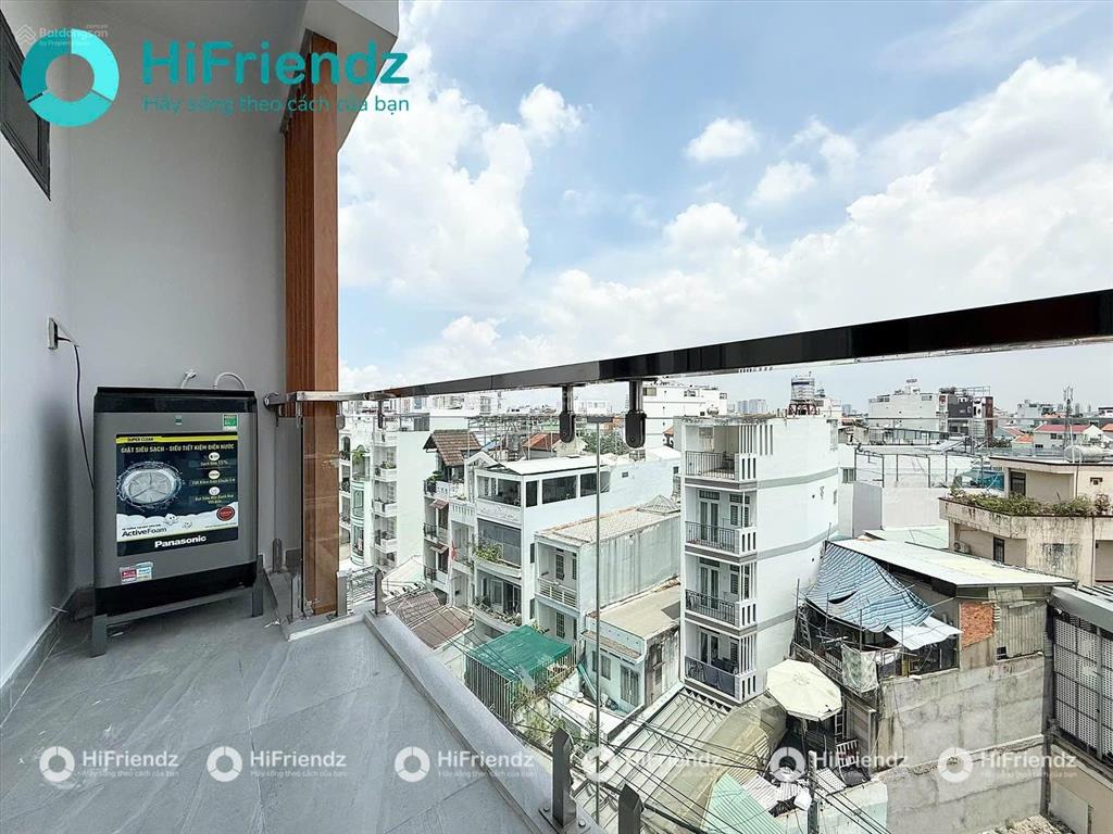 Cho thuê căn hộ dịch vụ cao cấp mới 100%  dạng studio ban công, cửa sổ  full nt  máy giặt riêng