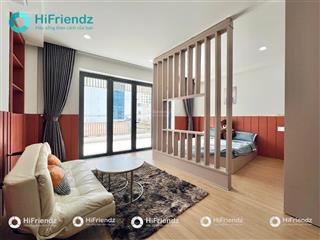 Cho thuê căn hộ siêu phẩm studio tách bếp  nội thất cao cấp  ngay cầu thị nghè sát q1  mới 100%