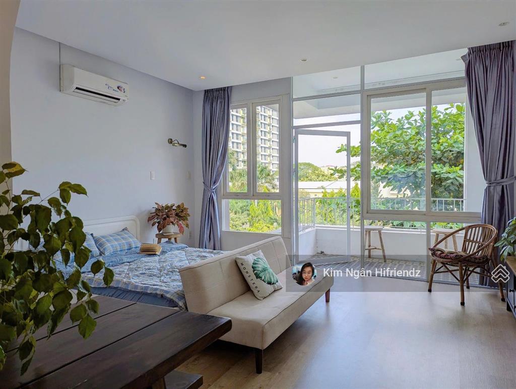 1 phòng ngủ vibe đà lạt  siêu ngon ngay bình thạnh  tone màu cực xink  đẹp điên