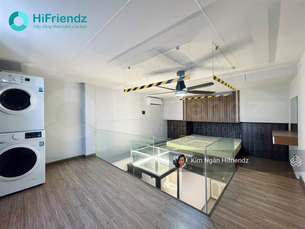 Duplex tone luxury  không giới hạn người và xe  giặt sấy riêng ngay bến xe miền đông