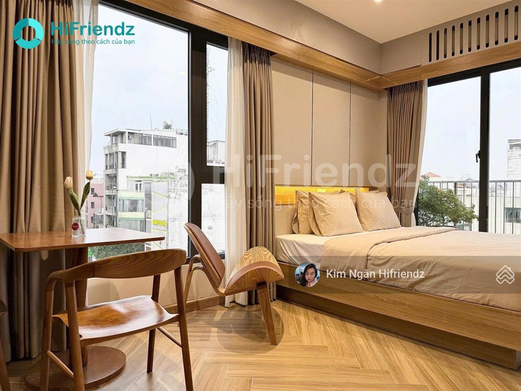 Studio ban công  tone vibe nội thất siêu luxury  ngay sát q1, thảo cầm viên