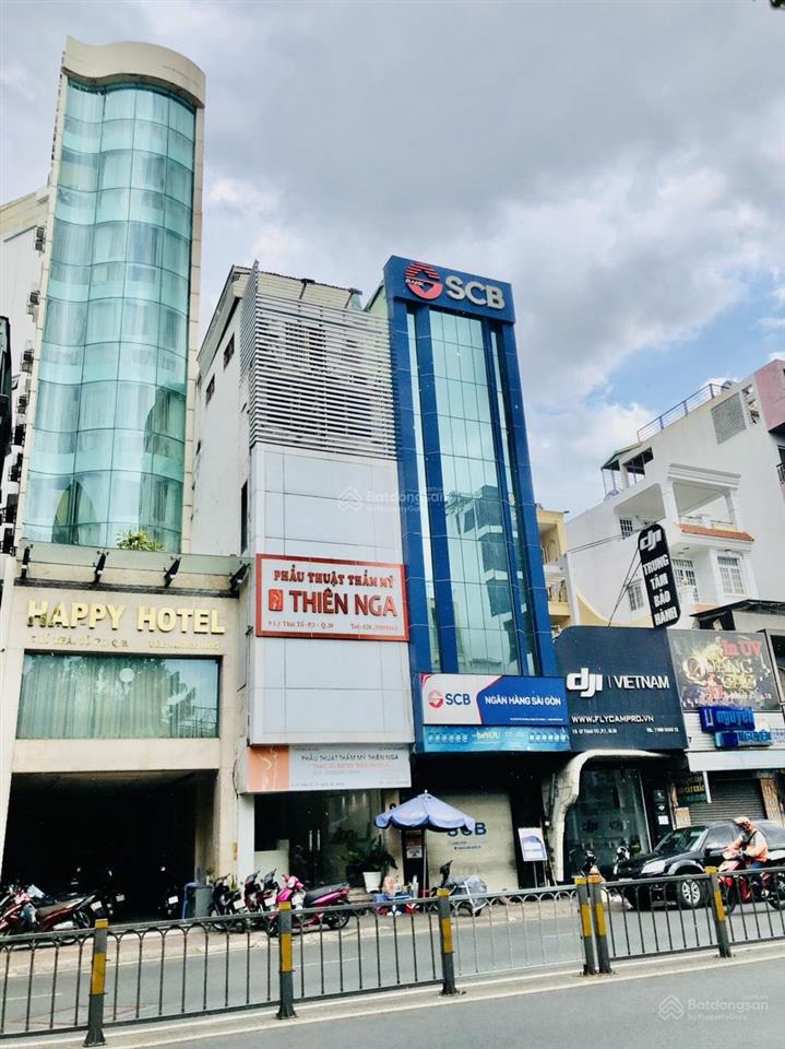 Bán nhà quận 10, nhà 4 tầng mặt tiền đường lý thái tổ, 87m2, giá 23 tỷ tl