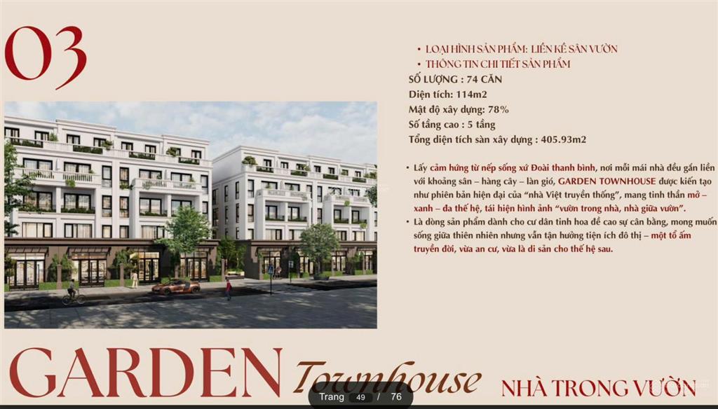 Bán nhà liền kề dự án lapota phúc thọ có ô chờ thang máy , 115m2x 5 tầng, ck tới 15%