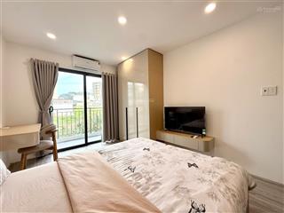 Cho thuê căn hộ 1 phòng ngủ ban công quận 5, máy giặt riêng 35m nguyễn văn cừ, sát quận 1