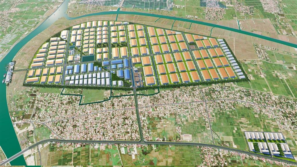 Cụm cn giang biên, xã giang biên  huyện vĩnh bảo  hải phòng. cho thuê đất ccn từ 1  50ha