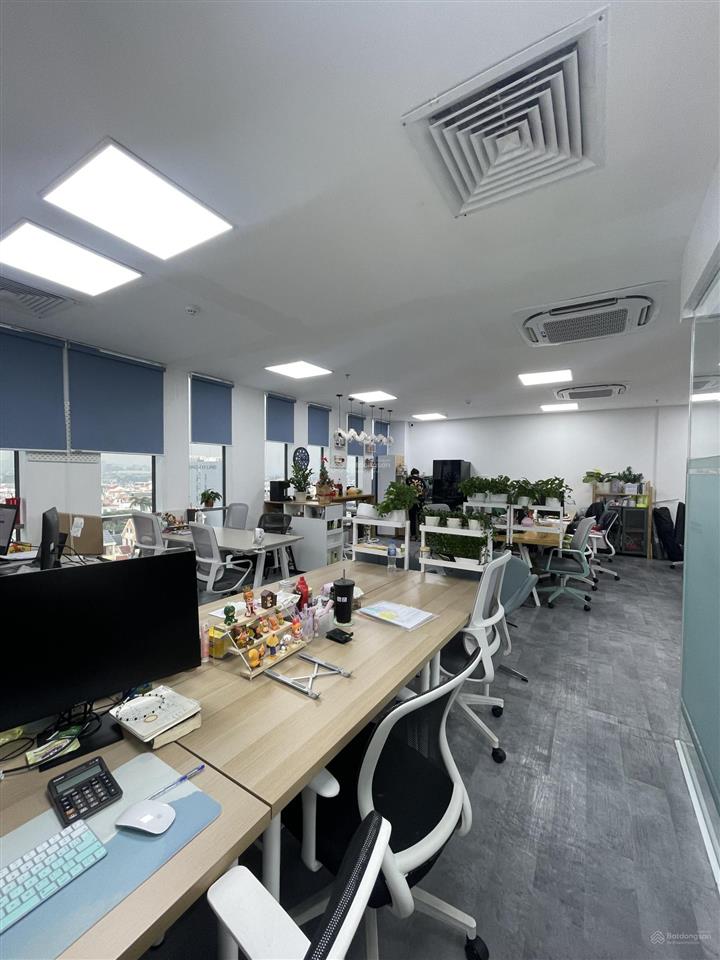 Cho thuê văn phòng đường trần não, quận 2, sẵn fiout 3 phòng, dt 135m2