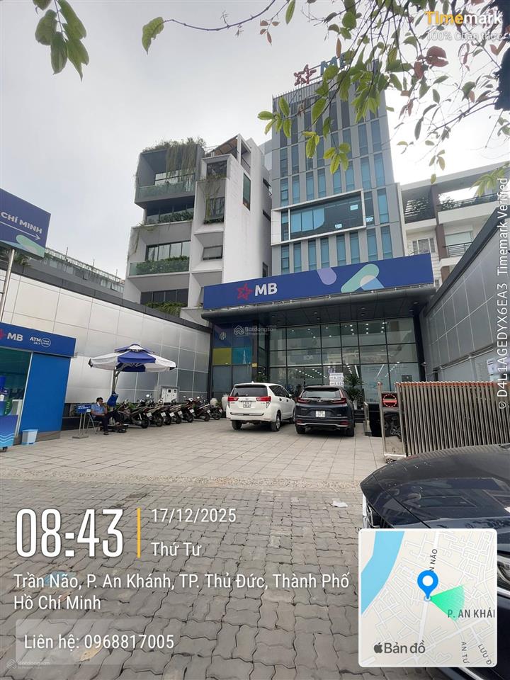 Cho thuê văn phòng đường trần não, quận 2, sẵn fiout 3 phòng, dt 135m2