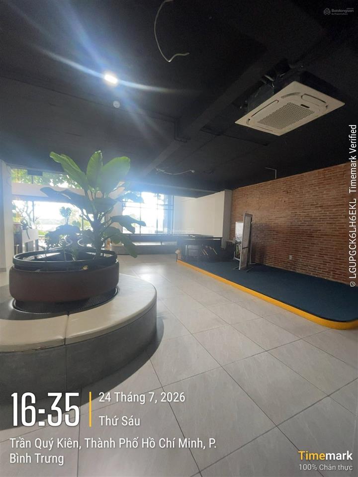 Cho thuê văn phòng trệt + lửng  230m2 || trần quý kiên, phường thạnh mỹ lợi, quận 2