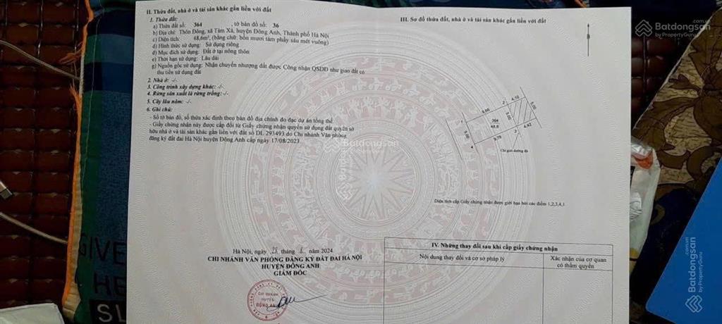 Đất tàm xá rất hiếm  giữa vin tàm xá và vin cổ loa
