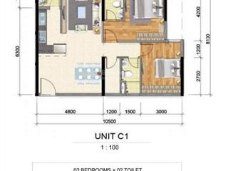Chính chủ gửi bán nhanh căn hộ 84m2 2pn 2wc 1 kho tặng nội thất giá tốt