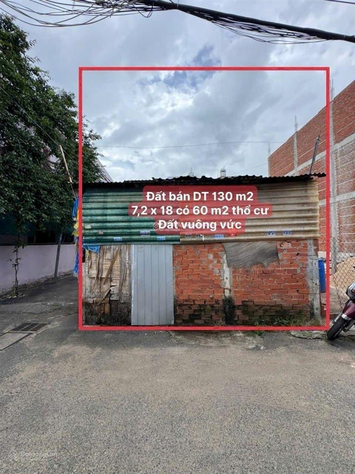 Bán đất góc 2mt 128 đường lưu chí hiếu p rạch dừa tp hcm. giá 6.2 tỷ ccdv.120