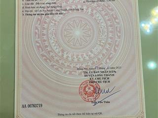 Bán đất khu tái định cư lộc an bình sơn, dt 80m2, giá 2ty550, shr