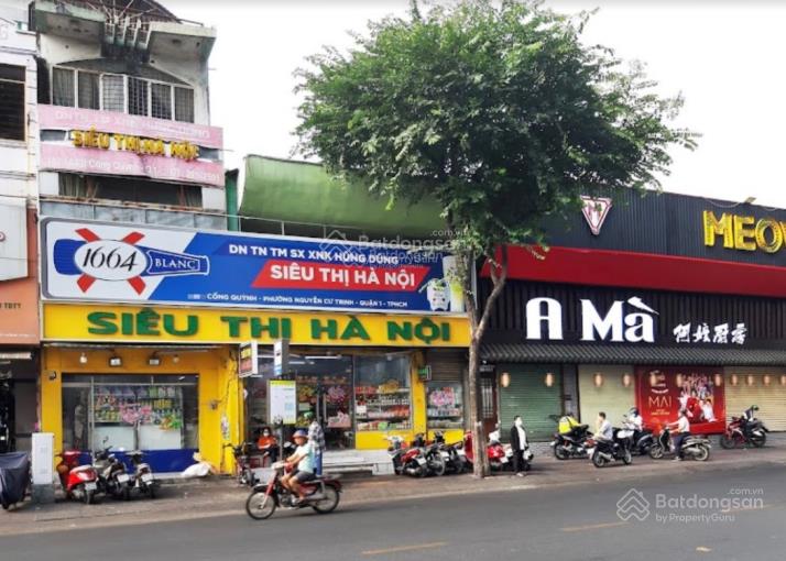 Giá cực tốt! khuôn đất lớn ngay mt cống quỳnh, quận 1 (22x22.5m) ctxd h + 7 tầng, chỉ 58 tỷ