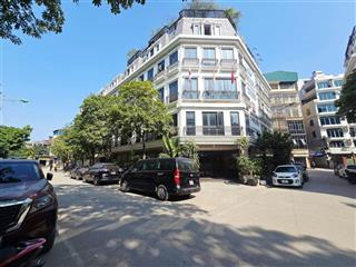 Bán toà nhà văn phòn lô góc, lê đức thọ, mỹ đình 350m 7 tầng chào 136 tỷ