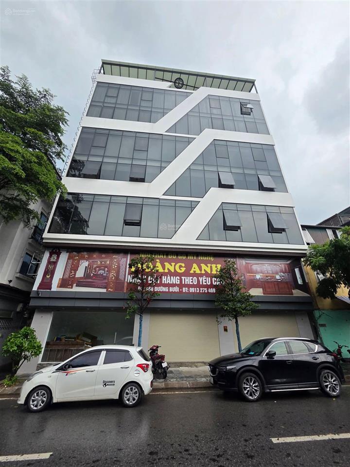 Bán tòa nhà mặt phố hoàng quốc việt  cầu giấy | 100m2 x 8 tầng có hầm  mặt tiền 7m  giá 49 tỷ