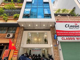 Siêu phẩm huỳnh thúc kháng vỉa hè rộng ô tô tránh thang máy kinh doanh đỉnh 6 tầng 26 tỷ