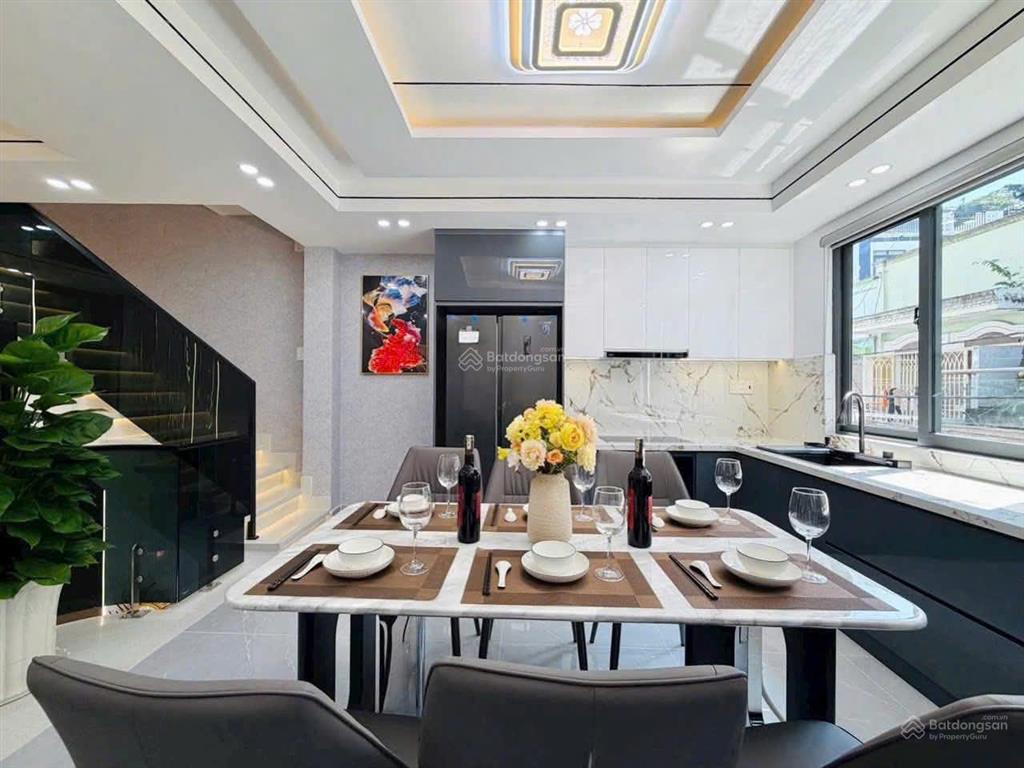 Bán nhà hẻm xe hơi 6m đường huỳnh văn nghệ, p.12, 4,3 x 10, 5 tầng giá 7.2 tỷ tl