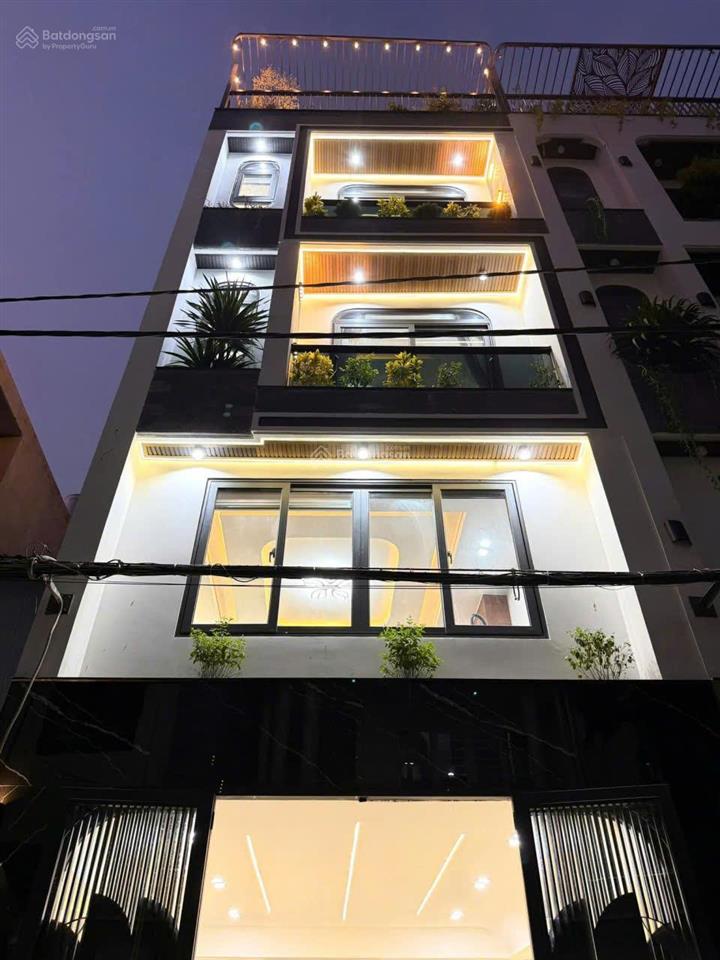 Bán nhà hẻm xe hơi 6m đường huỳnh văn nghệ, p.12, 4,3 x 10, 5 tầng giá 6.95 tỷ tl