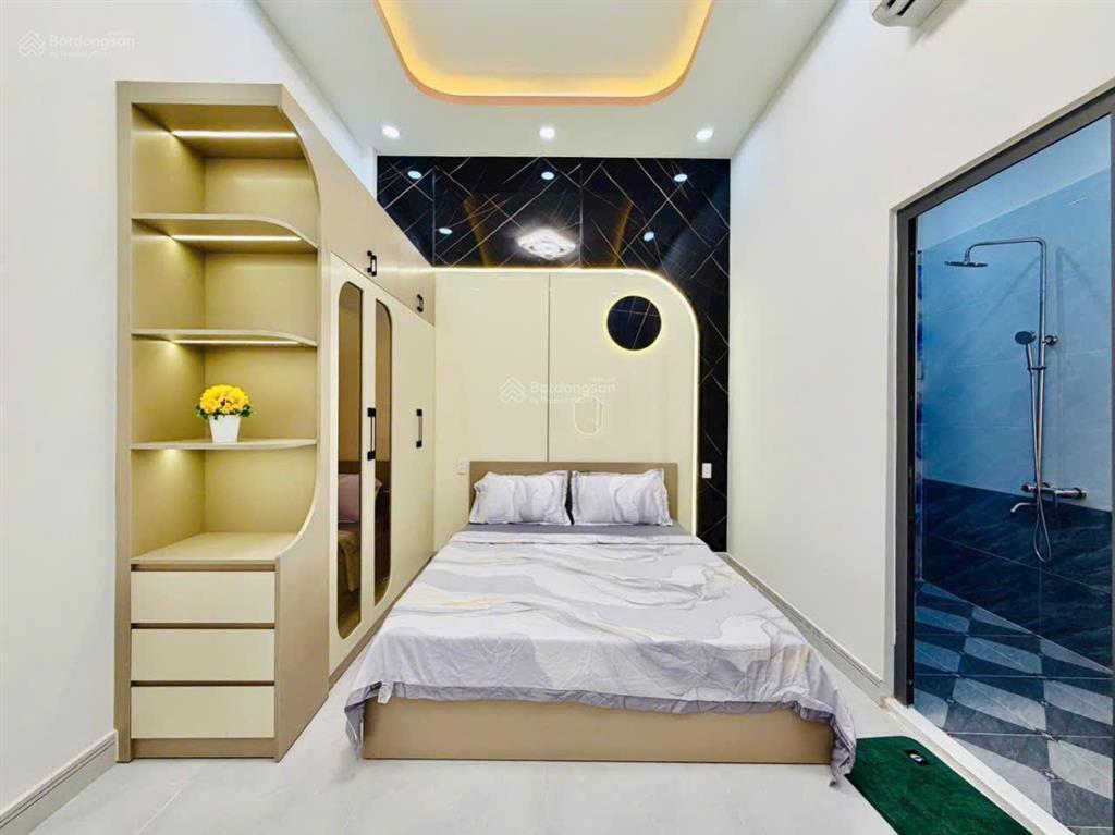 Bán nhà mới đẹp hẻm 3m sát mặt tiền đường phan huy ích, p.14, 4,5 x 14, 2 tầng, 3pn giá 5.95 tỷ tl