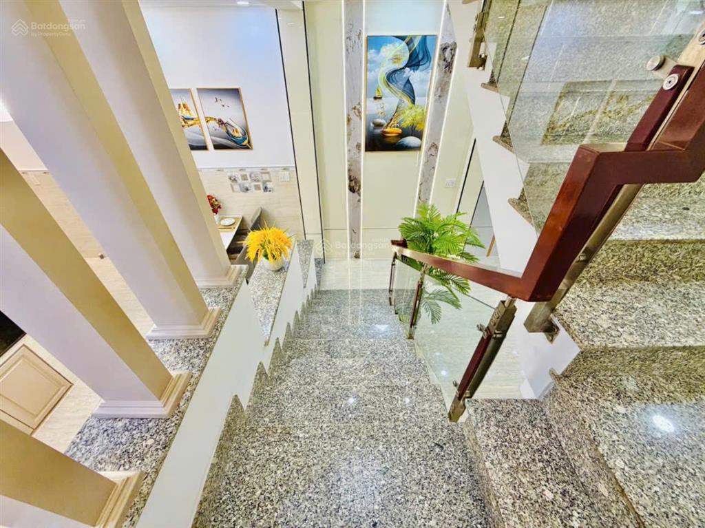 Bán nhà mới đẹp hẻm 3m sát mặt tiền đường phan huy ích, p.14, 4,5 x 14, 2 tầng, 3pn giá 5.95 tỷ tl
