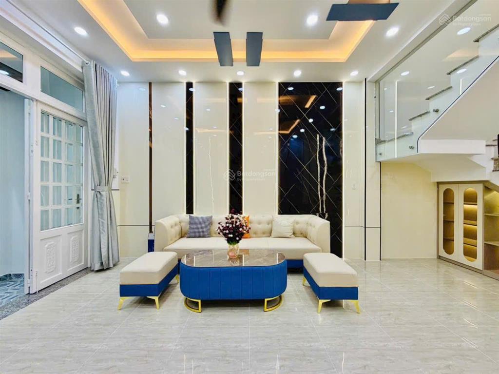 Bán nhà mới đẹp hẻm 3m sát mặt tiền đường phan huy ích, p.14, 4,5 x 14, 2 tầng, 3pn giá 5.95 tỷ tl